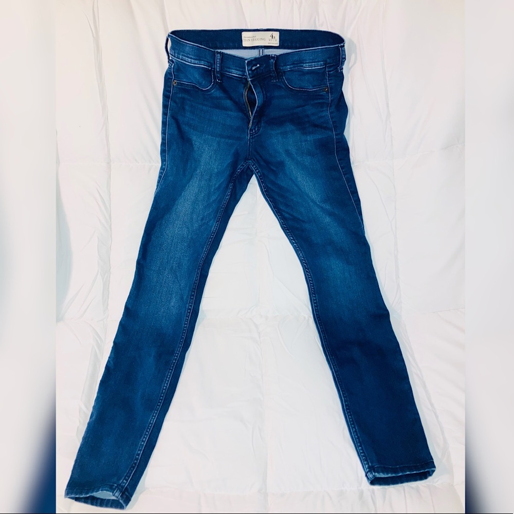 Abercrombie Jean Leggings Dark Wash
